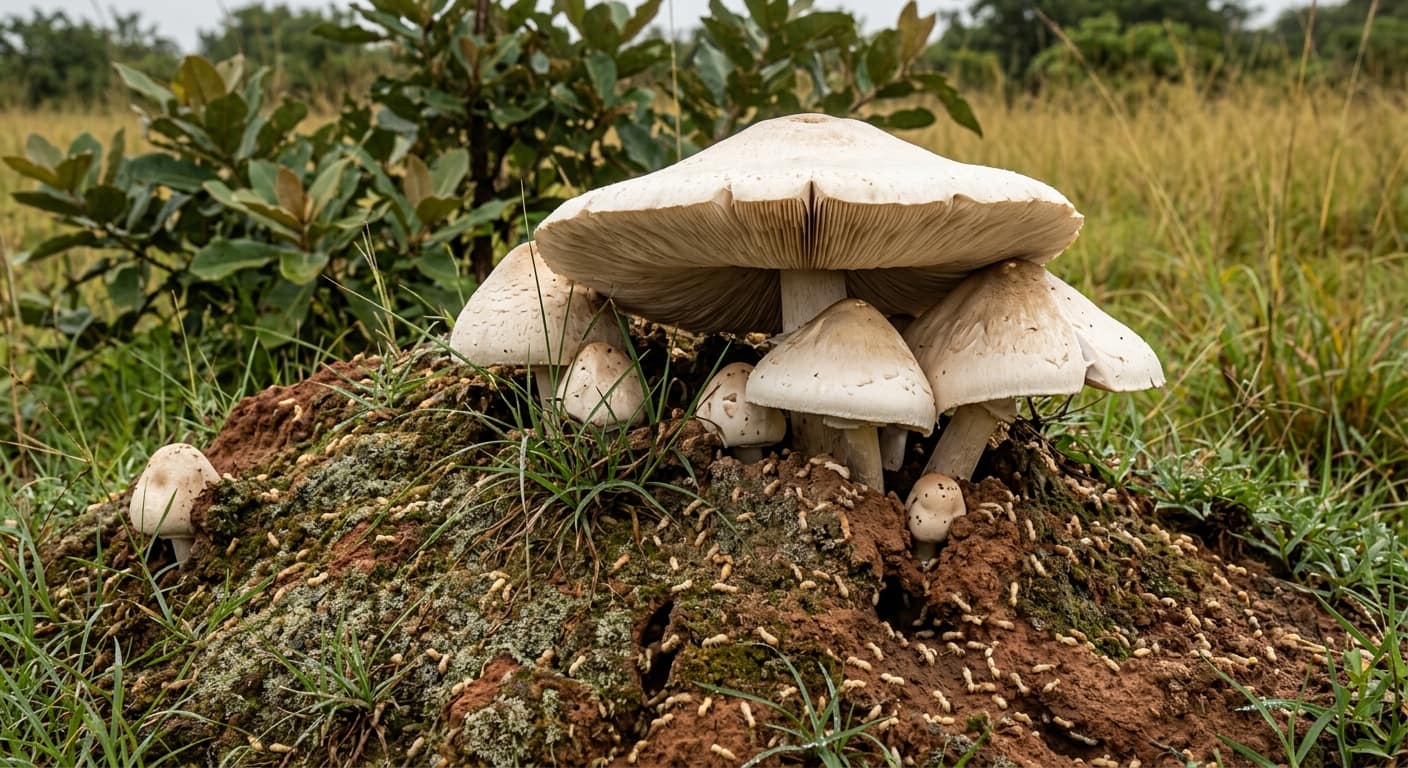 The World's Largest Edible Mushroom Lives With Termites lead image