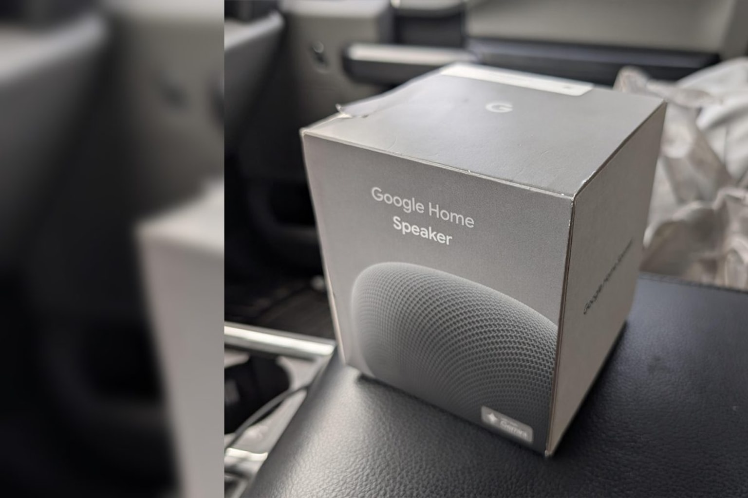 Early Google Home Speaker buyer reveals a short, fixed power cable
