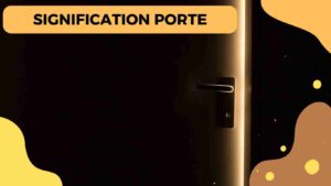 Signification De La Porte Dans La Bible