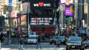Century-Old NYC Water Main Bursts, Flooding Time Square