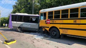 School Bus Crash in Nashville Injures 3 Children, 3 Adults