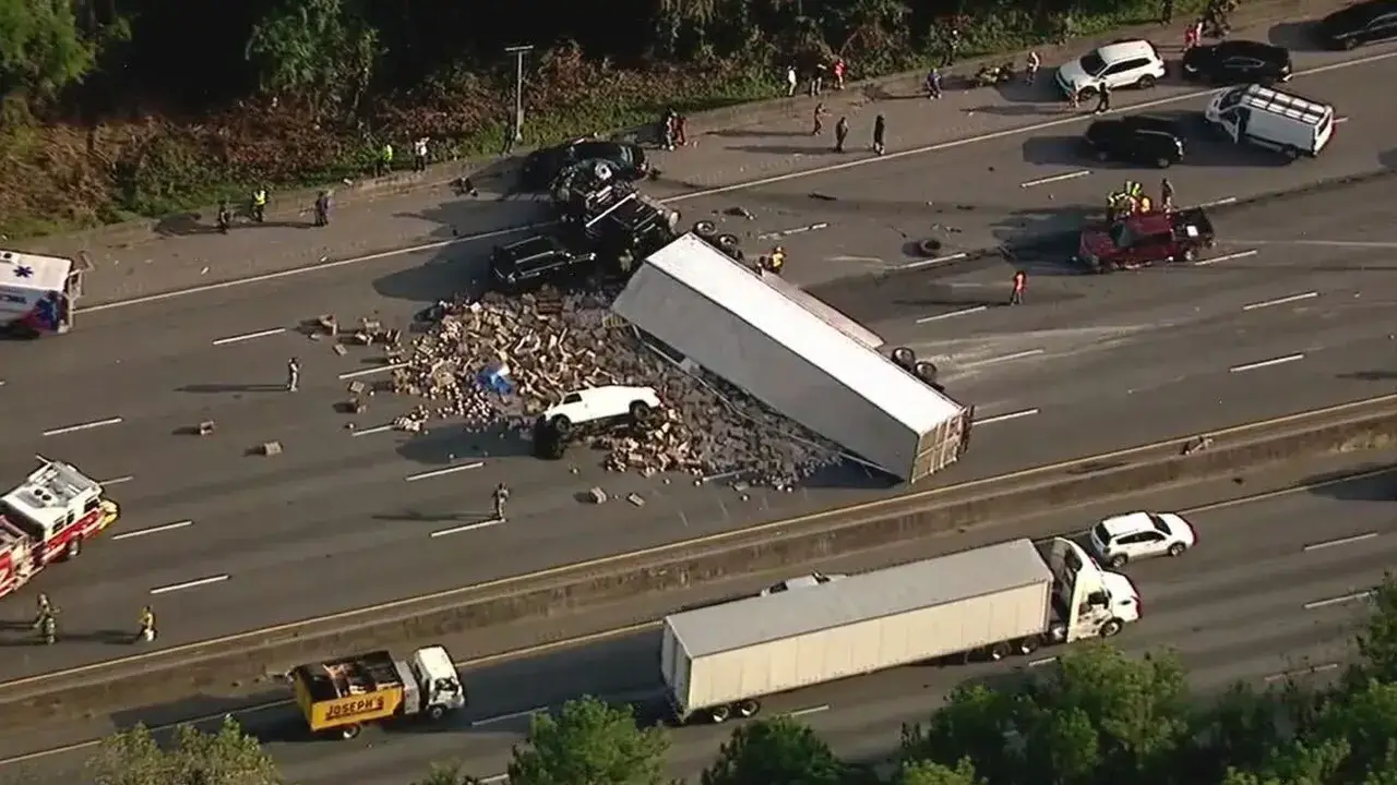 Georgia tractor-trailer crash unleashes 80,000 pounds of raw chicken causing ‘hen-drance’ on interstate