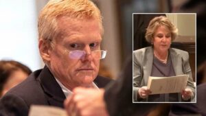 Murdaugh court clerk Becky Hill spotted for first time since twist in murder saga: video