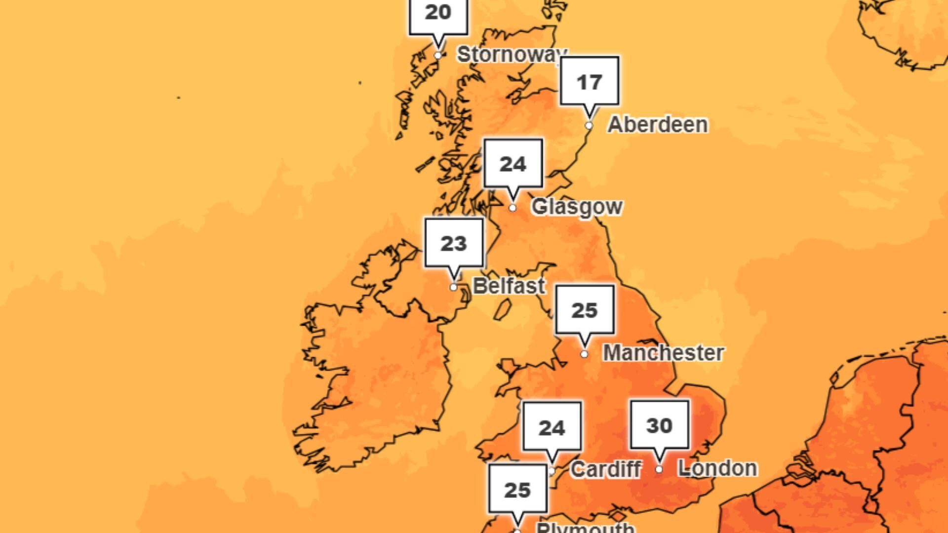 UK weather forecast today LIVE — Heatwave confirmed by Met Office as Brits to bask in 30C temperatures this week