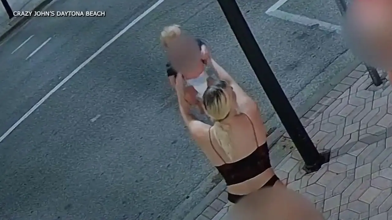 Florida women outside Coyote Ugly bar seen tossing baby around ‘like a toy’ moments before fight breaks out