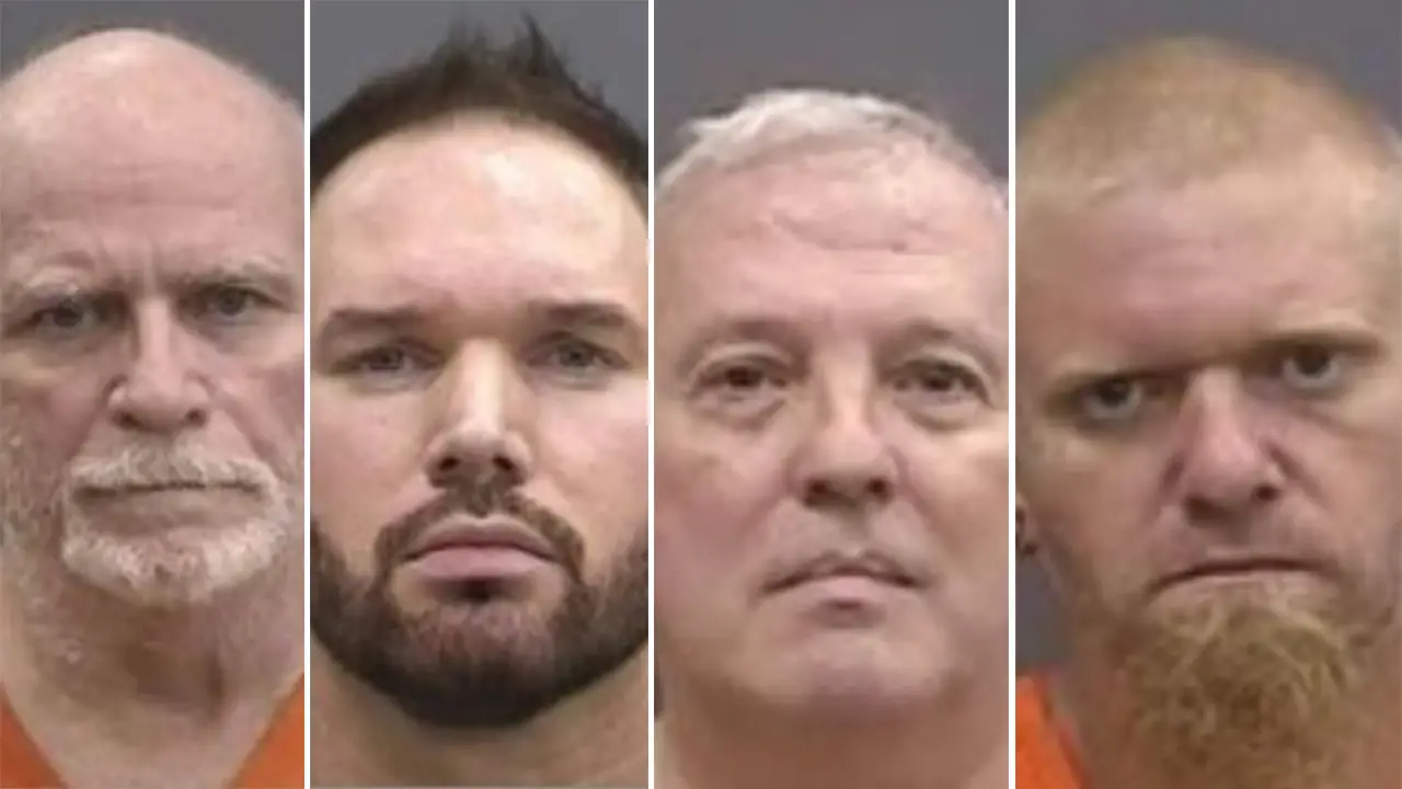 Florida deputies arrest 4 men on child pornography, drug charges during undercover operation