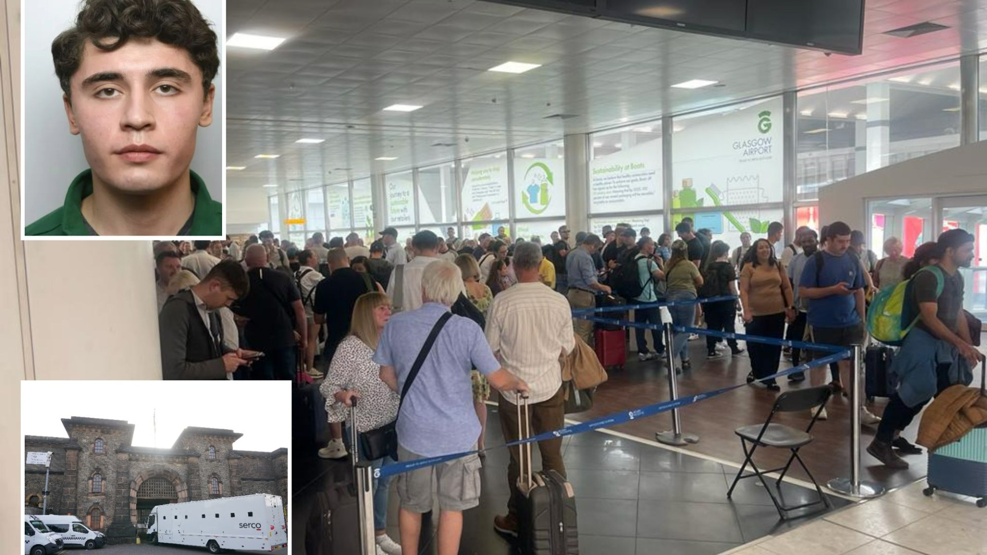 Travellers face chaos as UK airports are put on alert to find suspected terrorist Daniel Khalife after he escaped prison