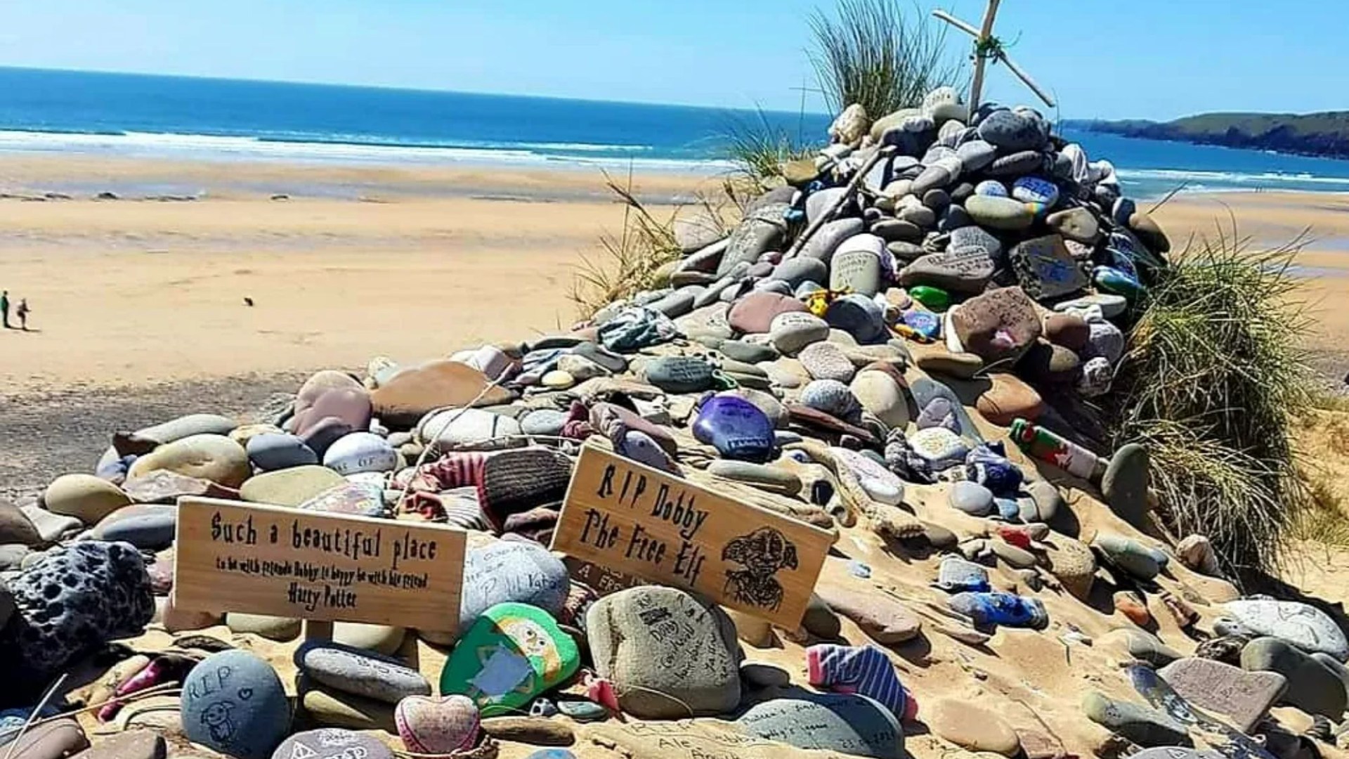 Our famous beach is being destroyed by fans of huge film franchise – tourists cover sand in rubbish… we’re fighting back