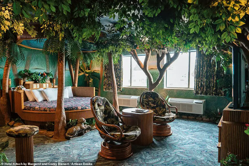 Pictured: The world’s most kitsch hotels, from a ‘mile high club’ plane to a suite with a DRAGON in the bathroom