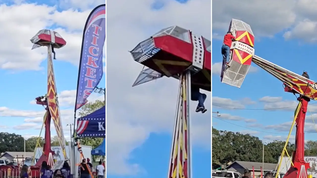 Texas Carnival Worker Rescues Child Midair in Dramatic Video