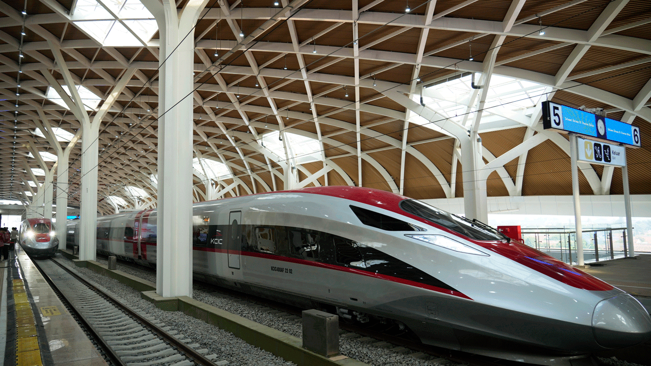 Indonesian president launches Southeast Asia’s first high-speed railway, funded by China