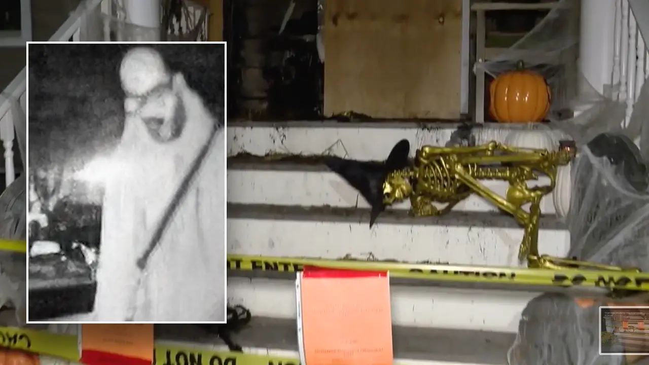 Halloween Arsonist Targets Festive Homes: Police Investigate