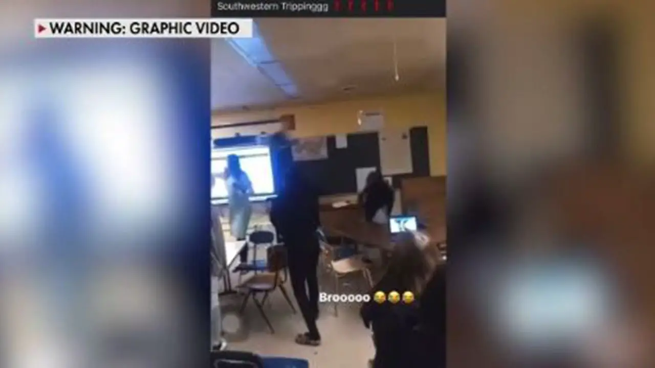 Michigan teacher going back to work after getting smacked in head with chair thrown by student in viral video