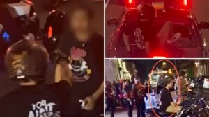 Philadelphia motorcyclist arrested after kicking in woman’s car windshield during road rage assault, cops say